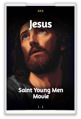 Jesus from Saint Young Men Movie, sketched