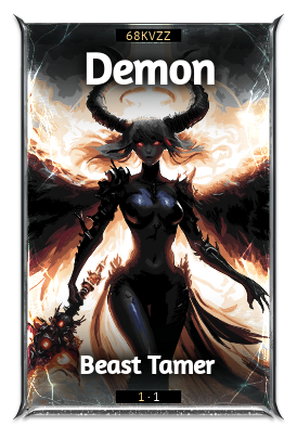 Demon from Beast Tamer, sketched