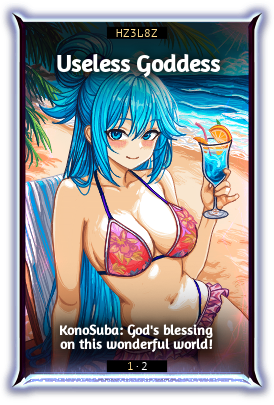 Aqua from KonoSuba: God's blessing on this wonderful world!, sketched