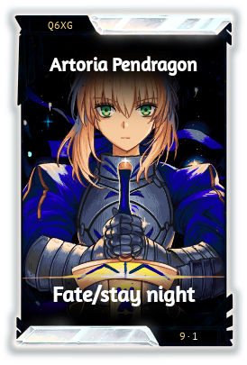 Saber from Fate/stay night, sketched