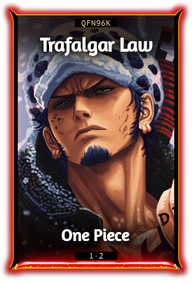 Trafalgar Law from One Piece, sketched