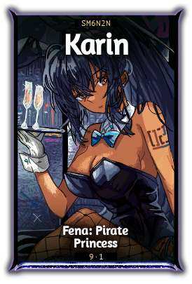 Karin from Fena: Pirate Princess, sketched