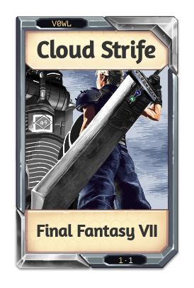 Cloud Strife from Final Fantasy VII, sketched