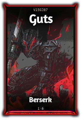 Guts from Berserk, sketched