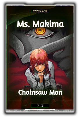 Makima from Chainsaw Man, sketched
