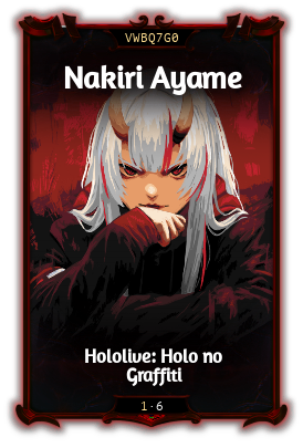Nakiri Ayame from Hololive: Holo no Graffiti, sketched